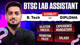 Btsc Lab Istant Recruitment 2026 Out 1000 Vacancy Eligibility, Exam Pattern & Syllabus