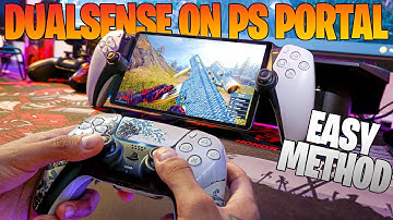 How To Connect PS5 DUALSENSE Controller to PS PORTAL | PlayStation Portal Second Screen
