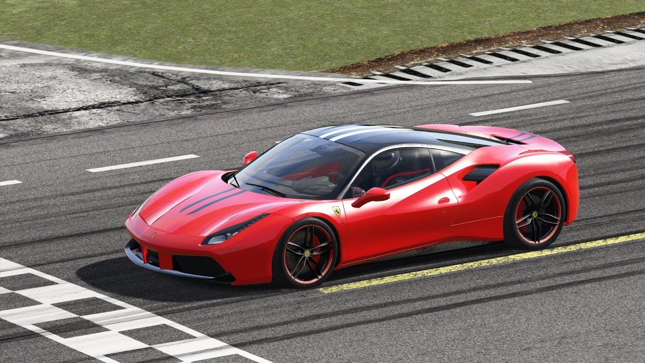 Novitec Rosso Ferrari 488 Gtb Top Gear Test Track Assetto Corsa