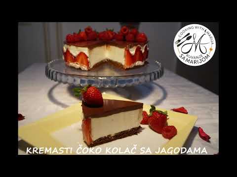 Video: Torta Od Svježeg Sira S čokoladom I Jagodama