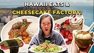 First Time Eating at Cheesecake Factory, Must Visit Lanikai Pillbox Hike & Oahu Eats | Hawaii Vlog