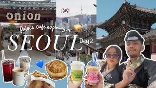 Korea vlog 🇰🇷 ep3 | Gyeongbokgung, Hanbok, Ediya, Onion Cafe, Bukchon Hanok, COEX, Isaac Toast🥯🍨💙