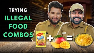 Trying ILLEGAL FOOD COMBOS | Food Police | The Urban Guide