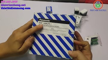 Hộp ổ cắm âm sàn Panasonic DUF1200LTK-1, ổ cắm âm đất