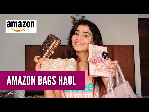 *Starting Rs 350*😱Amazon Bags Handbags Sling Bags & Clutches Haul |Unboxing Amazon Bags |60-70%