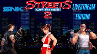 Streets Of Rage 2 SNK Romhack Livestream Edition