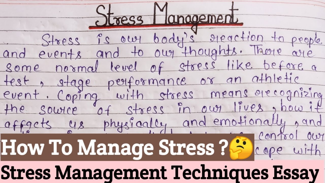 essay about student stress