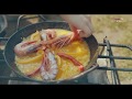 Lupinus CAMPごはん　〜魚介のパエリア の動画、YouTube動画。