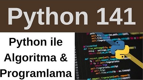 Python 141 - os modülü | işletim sistemi düzeyinde dosya işlemleri