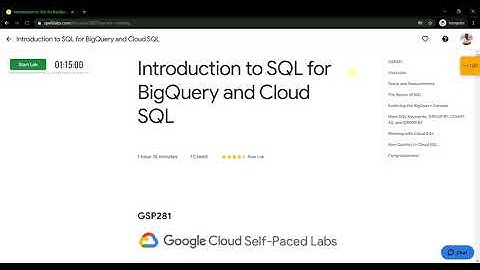 Introduction to SQL for BQ and CloudSQL | Qwiklabs