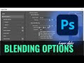 Use Blending Options To Improve Your Designs || Adobe Photoshop Tutorial