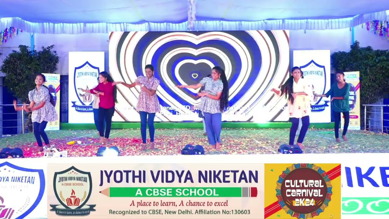 Evergreen All Remix songs wonderful dance performance by Jyothi School Students in Cultural Carnival