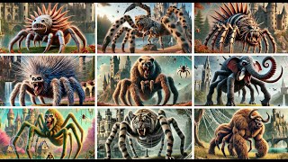 Amazing Animal Fusion Hybrid Tarantula Hybrid with Other Animal Species! 🕷️🕸️🌟