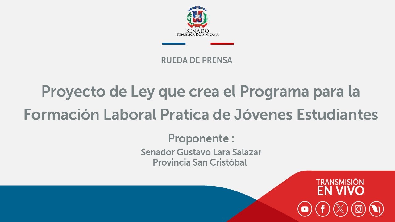 Proyecto de Ley que crea el Programa para la Formación Laboral Pratica ...