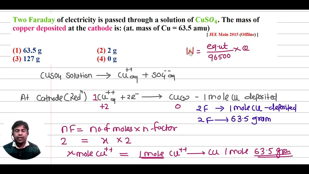 2015 1 Two Faraday Of Electricity Is Passed Through A Solution Of 2015-1-two-faraday-of-electricity-is-passed-through-a-solution-of