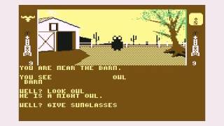 C64 The Dallas Quest Intro & Gameplay