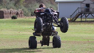 How To Wheelie A Sport Quad (RAPTOR 700R)