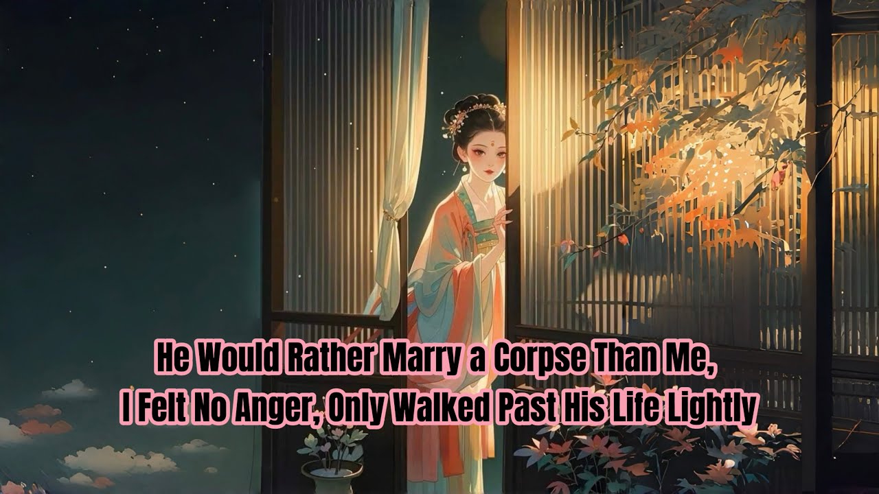 He Would Rather Marry a Corpse Than Me, I Felt No Anger, Only Walked Past His Life Lightly