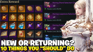 New or Returning to Lost Ark 2025? 10 Things You SHOULD Do!