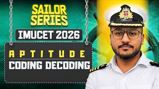 Coding Decoding Class 5 Aptitude IMUCET 2026 | Sailor's Batch | Yash Maheshwari #imucet2026