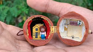 Harry styles Harry’s house album inspired miniature walnut house