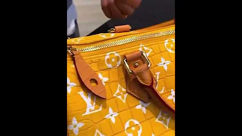 PharrellWilliams’ $1,000,000 Louis Vuitton “Millionaire Speedy” bag. #pharellwilliams #luisvuitton