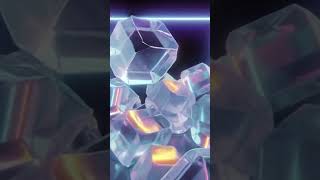 Neon Crystal Cubes | Ice Glass Aesthetic ✨ 4K Loop