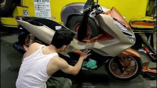 Honda PCX150 Transformation 💙🤎