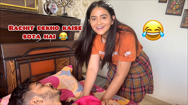 Rachit Aise Kaise So Sakta Hai 😂|| Vlog || Sibbu Giri