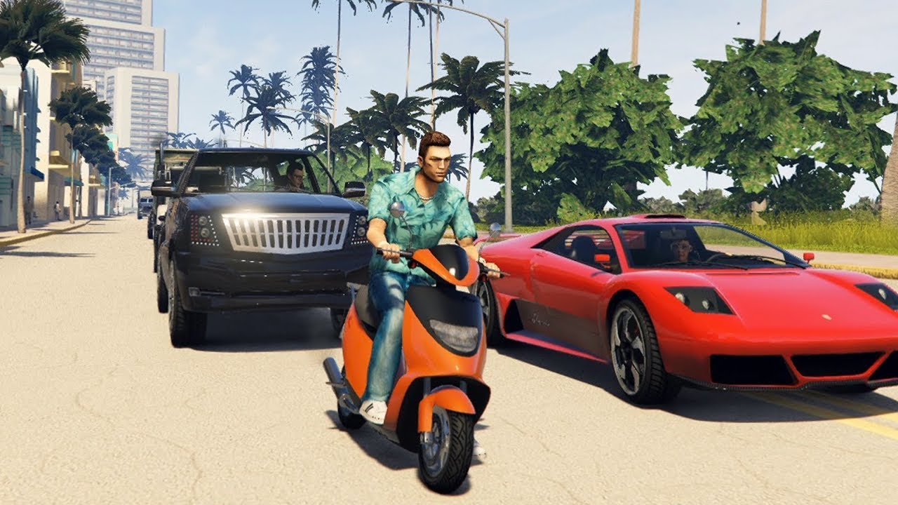 Orange Racing Vice Bike Racing in Vice City | GTA VC Gameplay 6 - YouTube