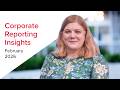 Einblicke In Die Unternehmensberichterstattung Februar 2026