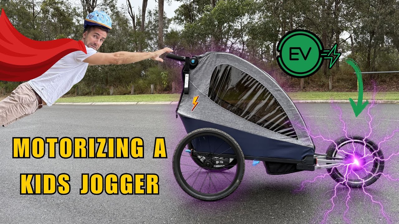 Motorizing MOTORIZING A KIDS JOGGER | Start to Finish - YouTube