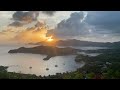 Shirley Heights - Antigua. Sunset Time lapse