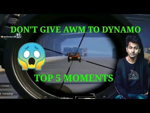 DON'T GIVE AWM TO DYNAMO TOP 5 SNIPING MOMENTS I PUBGMOBILE