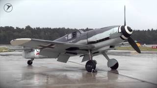 Messerschmitt Me 109 engine running - original sound by FLUGMUSEUM MESSERSCHMITT 19,709 views 10 years ago 41 seconds