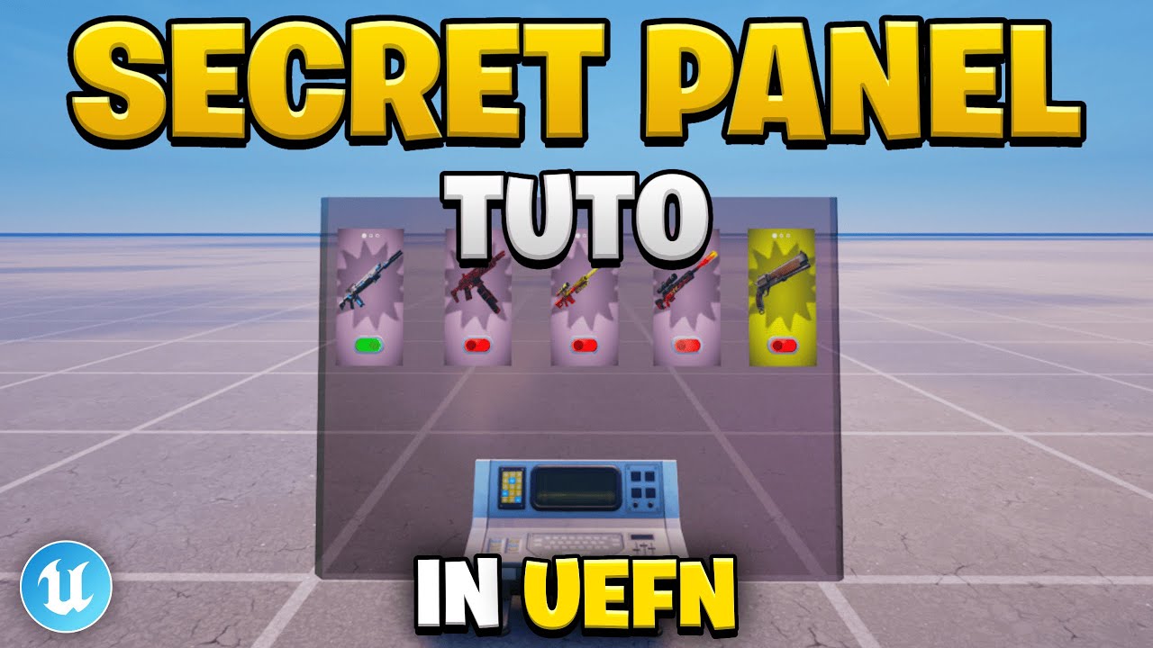 Tuto Secret Panel In UEFN (Like In All Guns) - YouTube