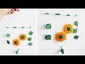 DIY Paper Quilling Wall decoration 2 // quilling wall mobile// Quilling Flower
