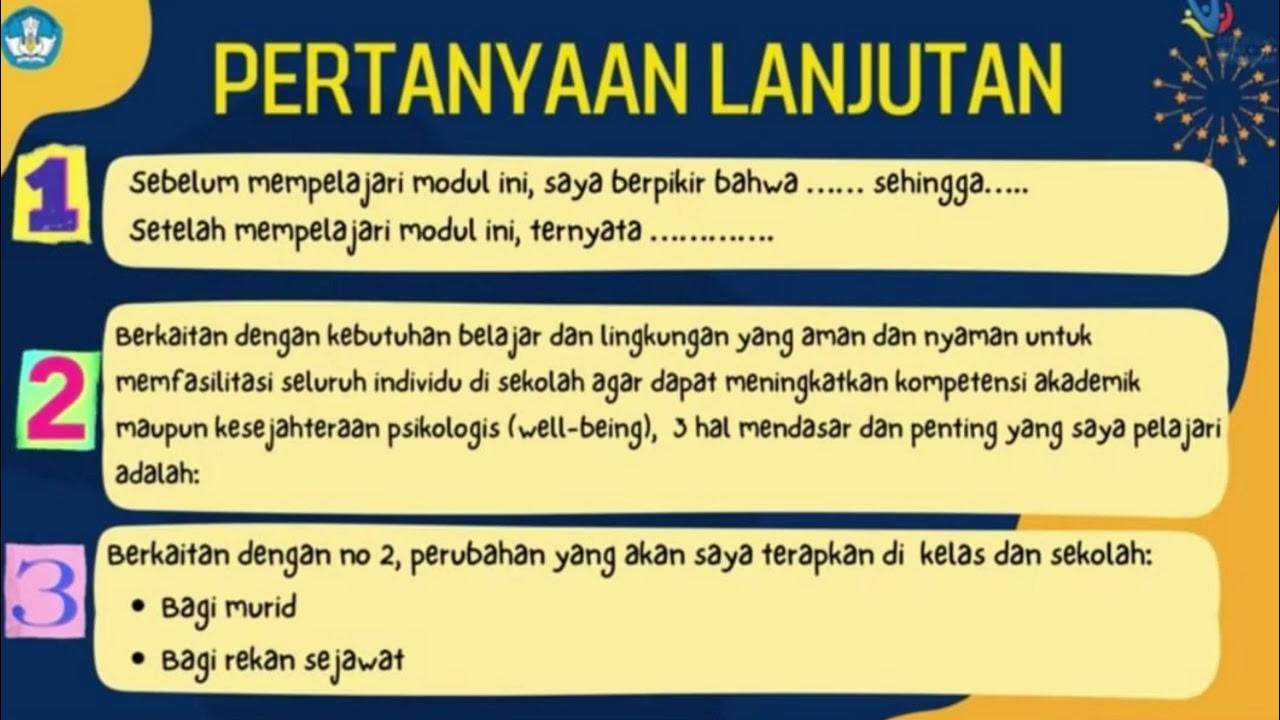 Modil 2 2 Koneksi antar materi Pembelajaran Sosial Emosional YouTube