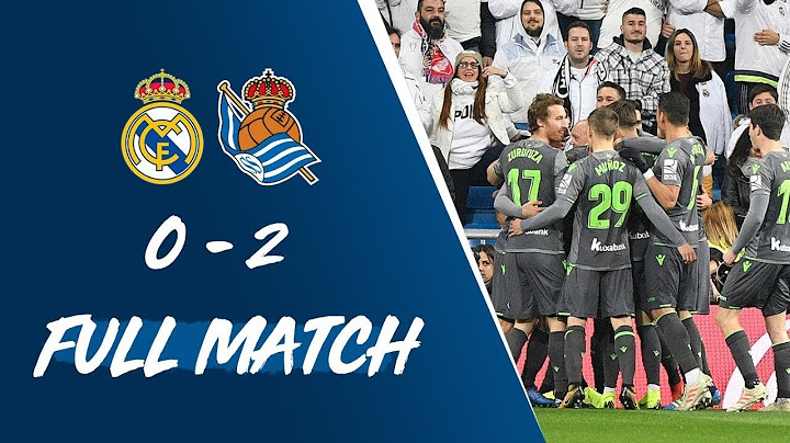 FULL MATCH | Real Madrid 0-2 Real Sociedad LaLiga 2018/19