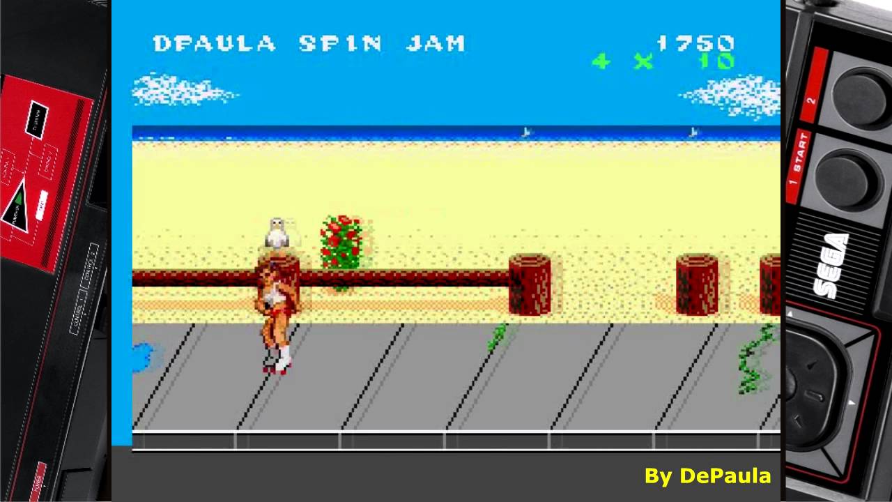 Jogos de Verão - California Games (Master System) Evento Skating