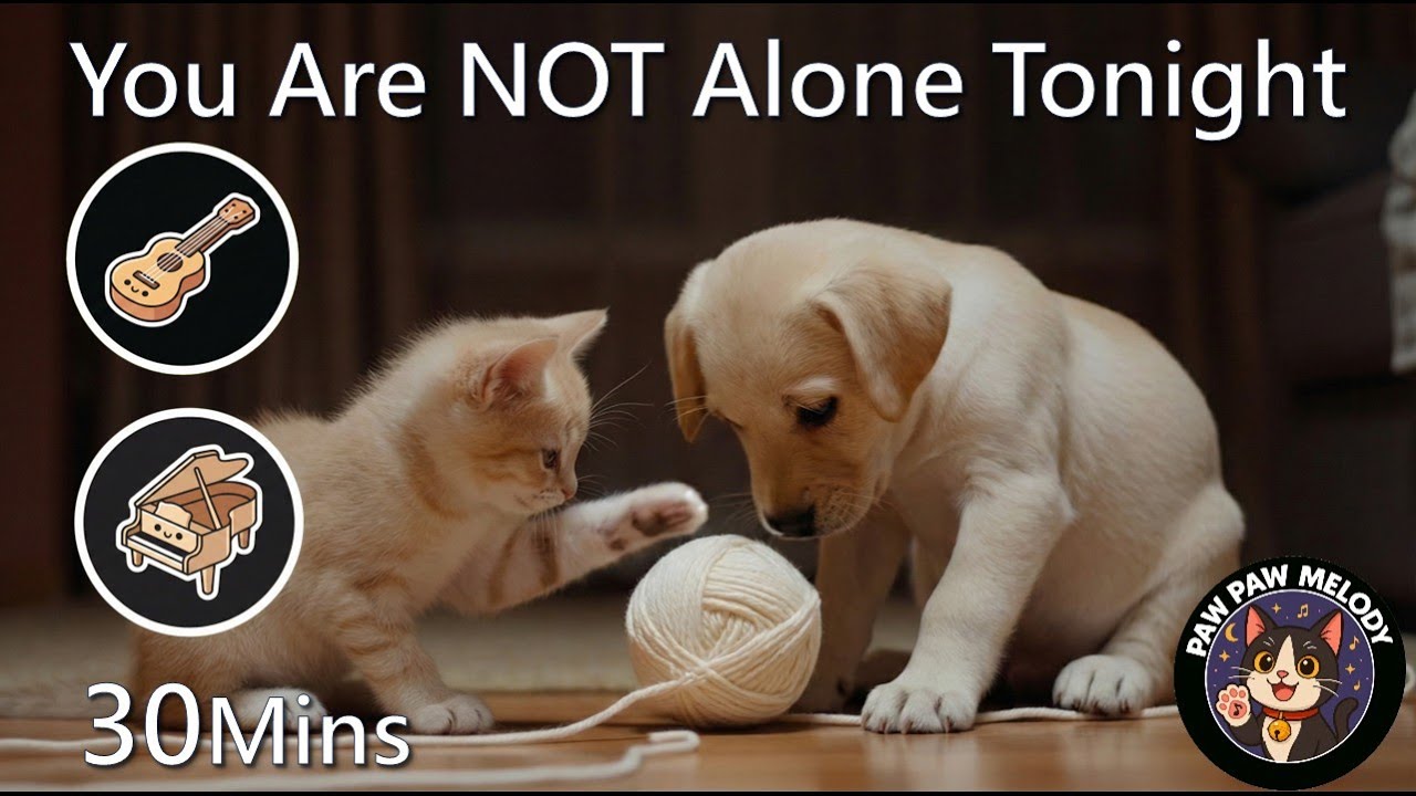30 Min Healing Cat & Dog Life 🌿 200+ Unique Clips (NO LOOP) | You Are Not Alone | 癒し輕快鋼琴木吉他 | 爪爪音樂