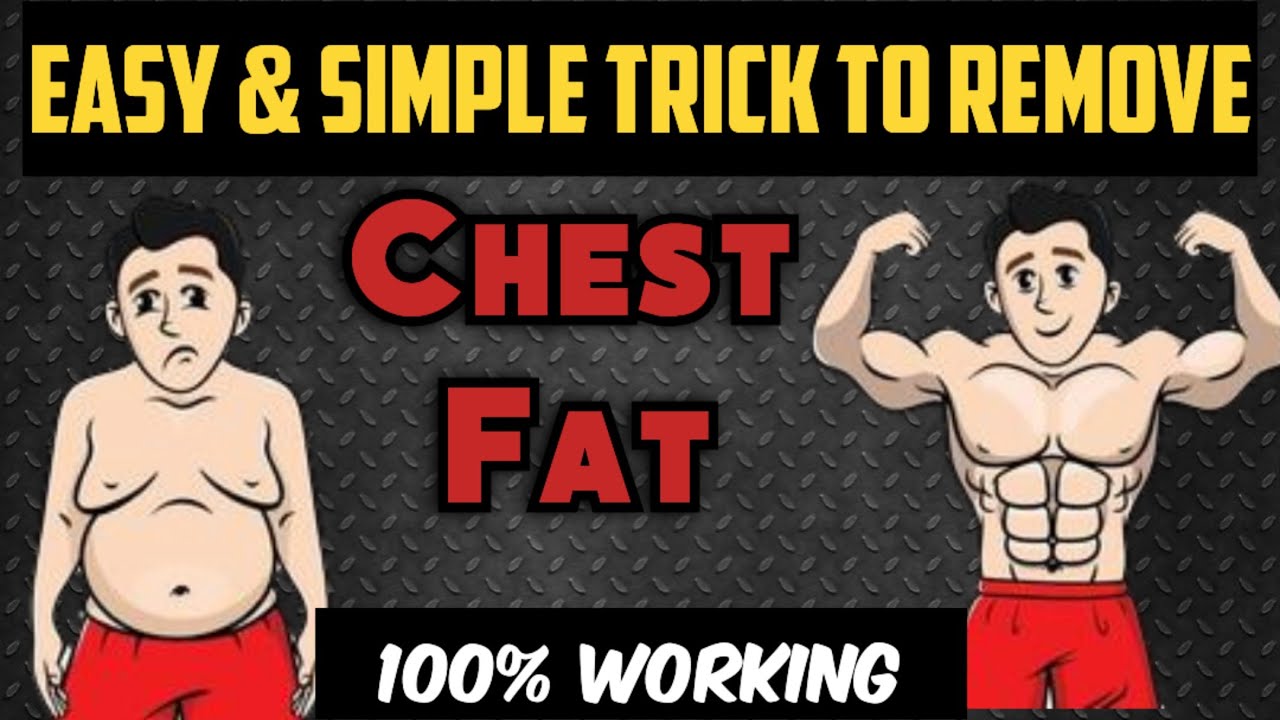 Easy trick to Remove Chest Fat Diet + Exercise Get rid of Gyno