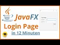JavaFX Login Page | Javafx Tutorial Deutsch