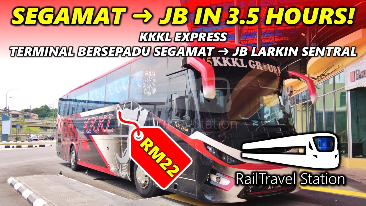SEGAMAT TO JB BUS OR TRAIN? 🇲🇾🚌 KKKL Express Terminal Bersepadu Segamat → JB Larkin Sentral