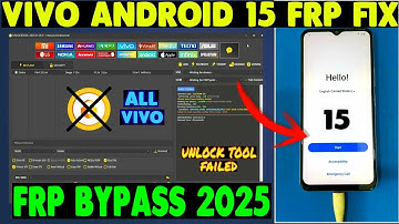 📢 All Vivo Android 15 FRP Solution 2025 | Unlock Tool Fail | Vivo FRP Bypass Without Pc