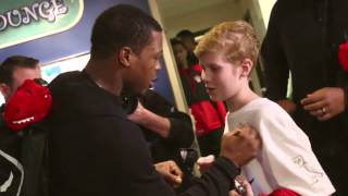 Toronto Raptors visit SickKids - January 13, 2015