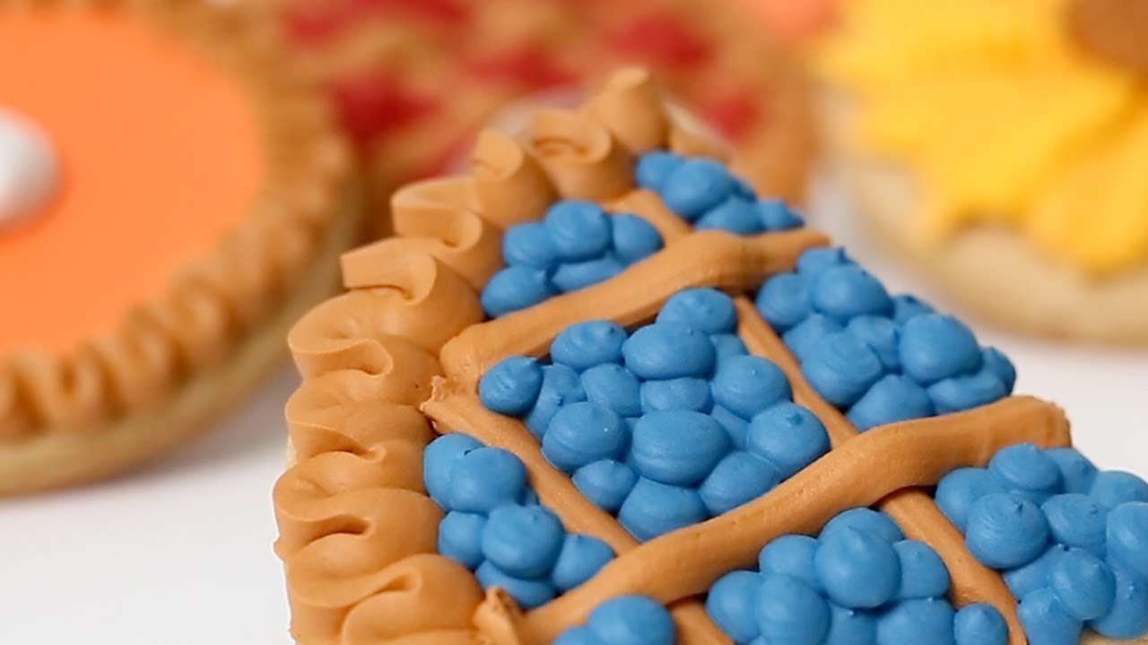 Beginner FALL Cookie Designs | Step by Step Tutorial - YouTube