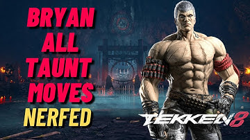 TEKKEN 8 - Bryan Fury Taunt Jet Upper Combo