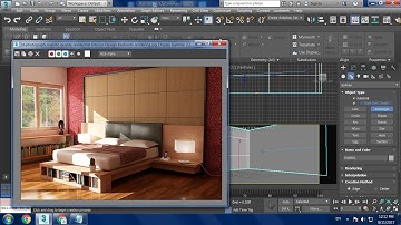 Tutorial on Modeling texturing and lighting an interior in 3dsmax using Vray ( Part 1)