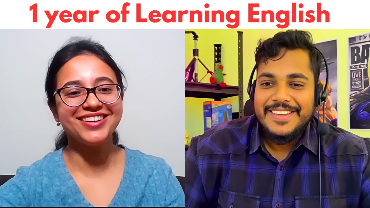 1 Year of learning English